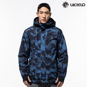 남여공용 슬림핏 스키 스노우보드 점퍼 자켓 LAZ-J814-CAMO BLUE