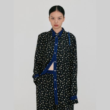 EENK ZIAN Contrast Shirts - Black