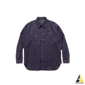 NEEDLES 니들스 24 Work Shirt PURPLE (OT206) (워크 셔츠)