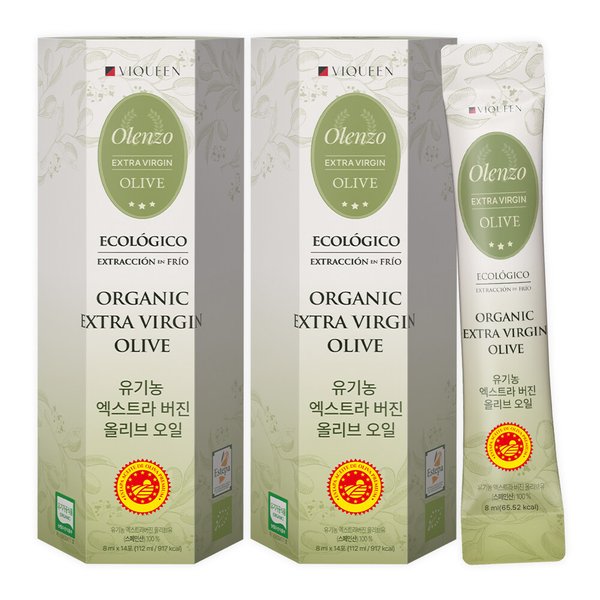 [1+1] 바이퀸 올렌조 최상급 유기농 엑스트라 버진 올리브오일 스틱