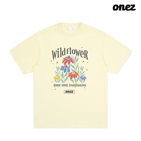 원즈 OZ 반팔티 WILDFLOWER (OZ241) 크림