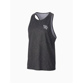 Unisex Pace Trace Singlet_Black