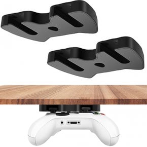 fogman Switch 프로콘 수납 홀더 테이블 아래 책상 공간 절약 Xbox 2개 세트(블랙)