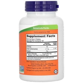 나우푸드 클로렐라 Chlorella 500mg(캡슐당) 200정 2개