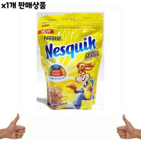 코코아 핫초코 녹차라떼 식자재 도매) 네스퀵 초콜릿맛(네슬레 400g)