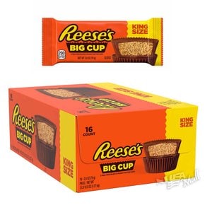 리세스 피넛버터 빅 컵 16개입 1.27kg REESE`S PEANUT BUTTER CUPS BIG CUPS