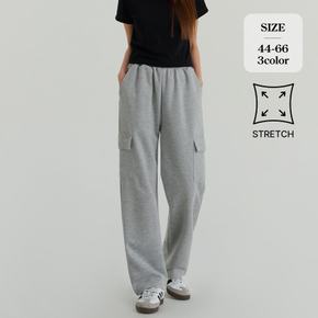 (올데이팬츠5탄) 남녀공용 스판 밴딩 카고 와이드 트레이닝 팬츠
