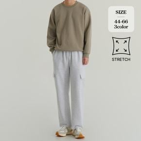 (올데이팬츠5탄) 남녀공용 스판 밴딩 카고 와이드 트레이닝 팬츠