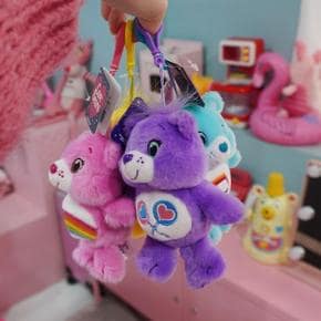 케어베어 캐릭터 인형 가방 고리 키링인형 곰돌이 봉제 carebears 정품14cm