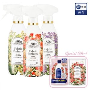 르샤트라1802 르샤트라 생화향기 섬유탈취제 택1 400ml X 3개 (생화 피오니&카멜리아 set 증정)