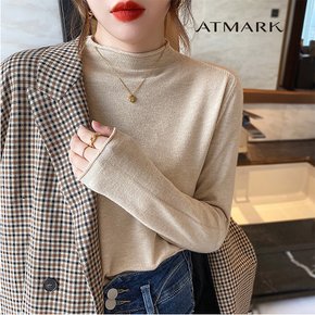 ATMARK 슬림핏반폴라니트_AA36KN014G