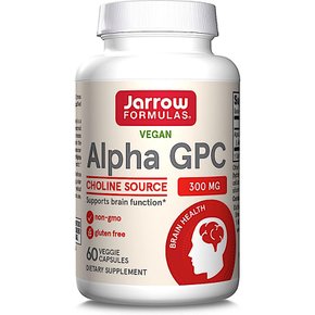 자로우 포뮬러스 알파 GPC 300mg 콜린 알포세레이트 Jarrow Formulas Alpha GPC 60캡슐