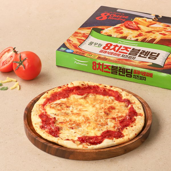 8치즈블렌딩 클래식토마토 치즈피자_340g