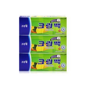 크린랩 뽑아쓰는 크린백 100매 (중) 25*35 x 3개