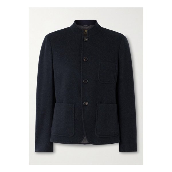 미니 스파냐 캐시미어 혼방 재킷 네이비 1647597357041114