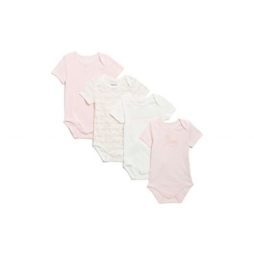 쥬시꾸뛰르 키즈 Juicy Couture Assorted 4팩 바디수트 - 핑크 9580744