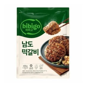 비비고 남도떡갈비 375g+75g (냉동)