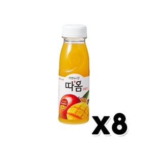 따옴 애플망고주스 페트음료 235ml x 8개