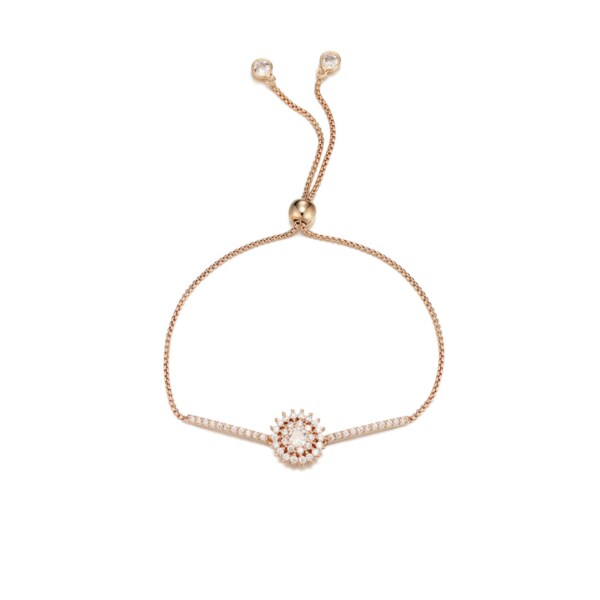 큐빅 플라워 포인트 팔찌 ELBRBB046