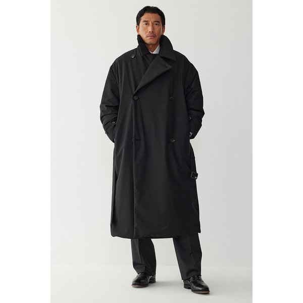 클린 패디드 더블 트렌치 코트 4715309019099