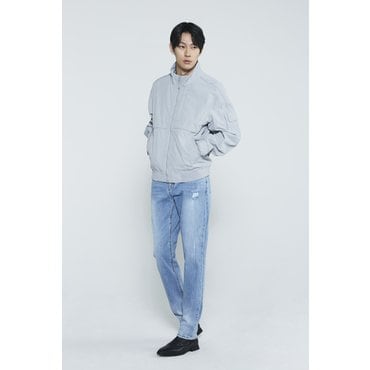 버커루 남성 나일론 하이넥 루즈핏 점퍼(B232JP300P)