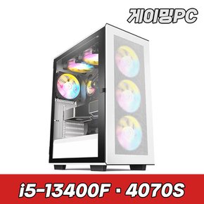 슈컴 조립PC 게이밍 Master 3547P 화이트 Snow i5 13400F RTX 4070S 데스크탑 본체