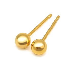 당일발송 [골드리카]24K 순금 심플볼 귀걸이 4mm(1쌍)