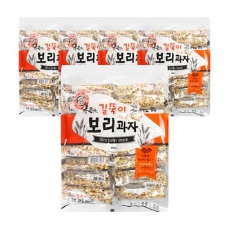  엉클팝 길쭉이보리과자 400g (32개입) 5개