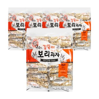  엉클팝 길쭉이보리과자 400g (32개입) 5개