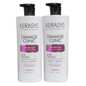 케라시스 데미지 클리닉 샴푸 750ml x 2개
