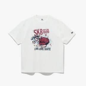 남녀공용 SK8 티셔츠 오프 화이트 14413052