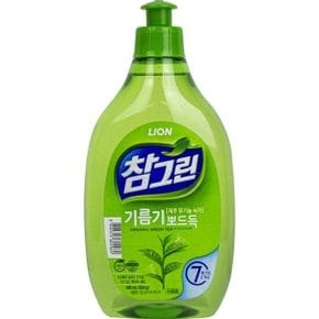 기름기뽀드득 녹차 펌프 참그린 주방세제 500g X ( 3매입 )