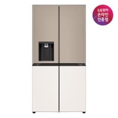 [공식인증점] LG 디오스 오브제컬렉션 STEM 얼음정수 냉장고 W825GCB182S (817L)(희망일)