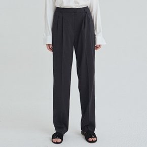 SUMMER WIDE BOYFRIEND SLACKS NAVY