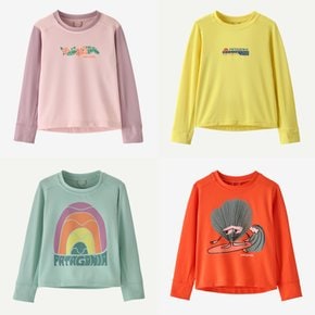 [파타고니아코리아] 26SS키즈 베이비 롱-슬리브드 캐필린 실크웨이트 티셔츠(61247R5)
