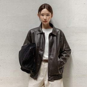 루브렌 스탠카라 스트링 레더자켓_F6F606JK