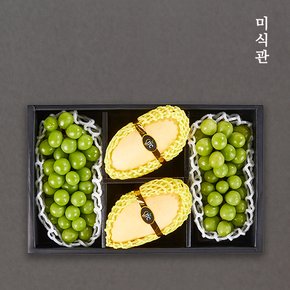 [9/2 순차출고]과일혼합 실속세트 2호(골드망고400g*2과+샤인머스캣650g*2과/2.1kg내외)