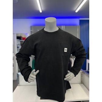 미즈노 [여주점] 32YA355009 남여공용 베이직 로고 긴팔티셔츠 BASIC LONG SLEEVE 블랙