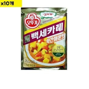 식자재 오뚜기 백세카레 약간매운맛 1Kg x10개 (WCF5CF0)