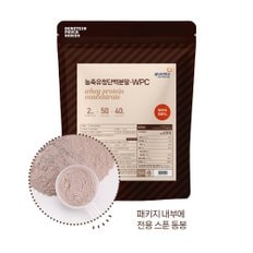 글랜비아 농축 유청 단백질 순수 원물 프로틴 보충제 WPC 2kg