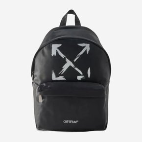 [해외배송] 오프화이트 주니어 애로우 그래픽 백팩 OBNB001S26FAB001 BLACK