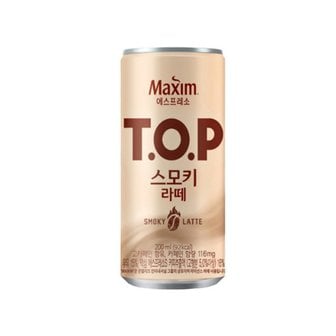  맥심 티오피 스모키라떼 200ml x 36캔 / 캔커피 커피음료