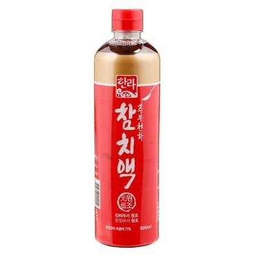  한라 주부천하 참치액 900ml 3개