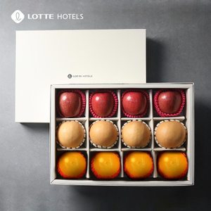 LOTTE HOTELS [명절 후 순차 배송][롯데호텔] 프리미엄 과일 선물세트 2호 (사과4과, 배4과, 오렌지4과)