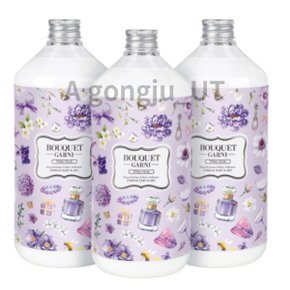 부케가르니 퍼퓸 섬유유연제 화이트머스크 1000ml 3개