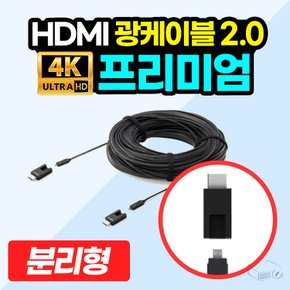 HDMI 프리미엄 광케이블 2.0버전 분리형 10M~30M 고화질 신호