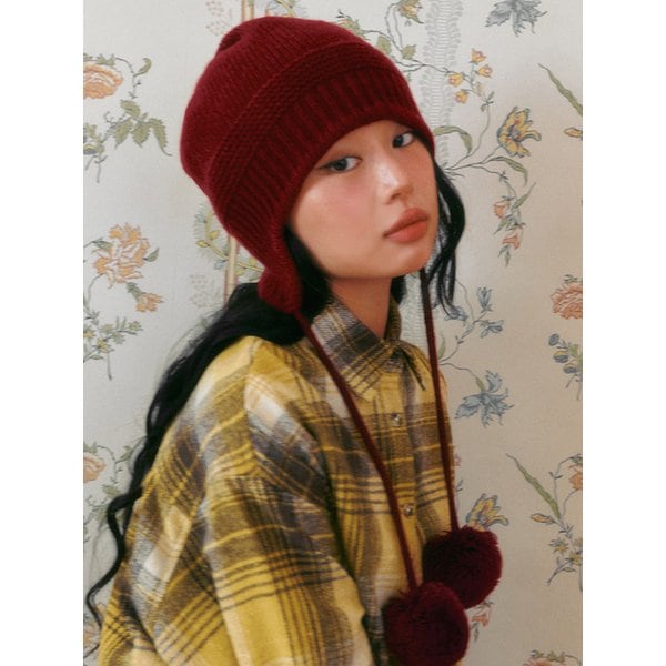 이어플랩 니트 비니(MAFDHT07MRD)