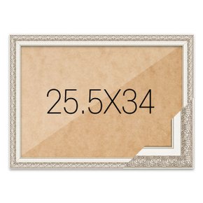 퍼즐액자 25.5x34 고급형 매트실버 (누니액자)