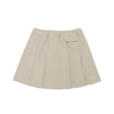 내셔널지오그래픽키즈 K251GSK010 여아 플리츠 스커트 BEIGE