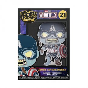 Funko Pop Sized Pin 판코 팝핀 Marvel 마블 하얏트 이프 좀비 캡틴 아메리카 피규어